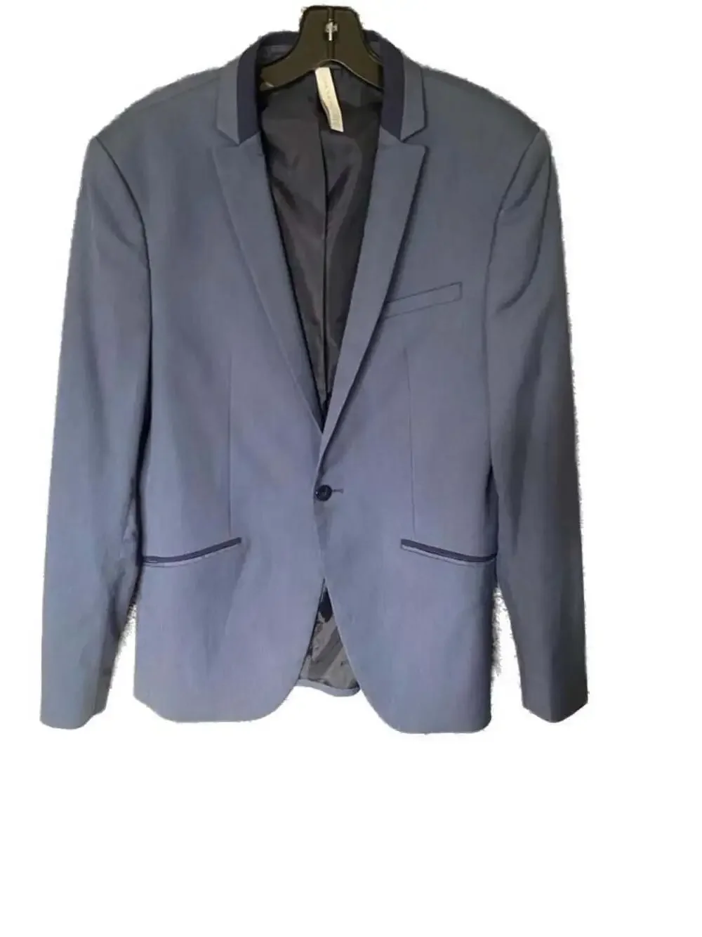 Zara Man Blue Blazer Jacket Size 40